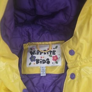 Vintage Wippette Kids Yellow and Purple Jacket